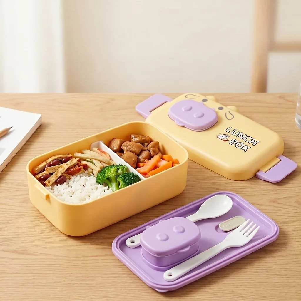 Meal Prep Or Prep Meal - Animal Bento Box Plastic Lunch Box