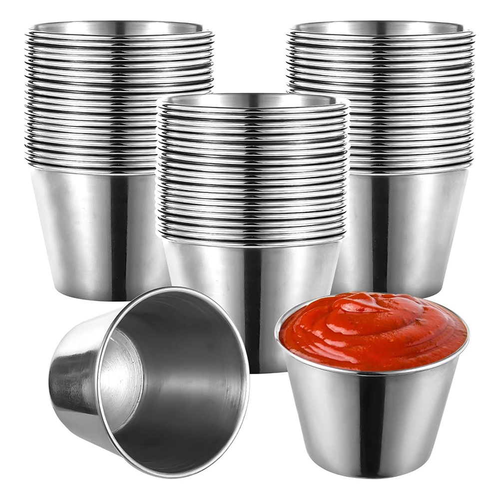 J1UL1N 60 Pcs Stainless Steel  - Sauce Dipping Cup review and price