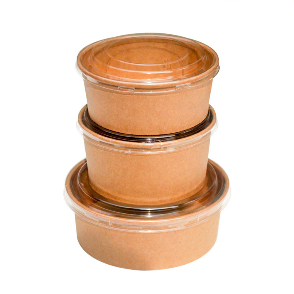 20pcs Kraft Paper Disposable F - Meal Prep Bowl review and price