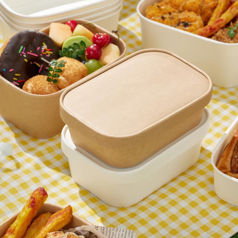 10Pcs Square Disposable Kraft  - Meal Prep Bowl review and price