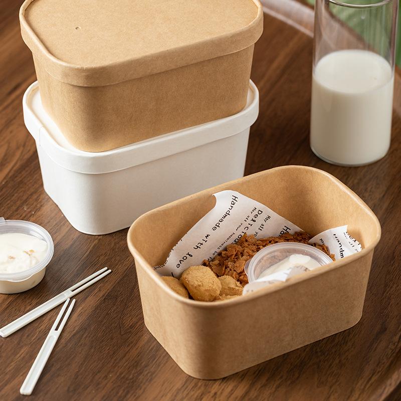 10Pcs Square Disposable Kraft  - Meal Prep Bowl review and price