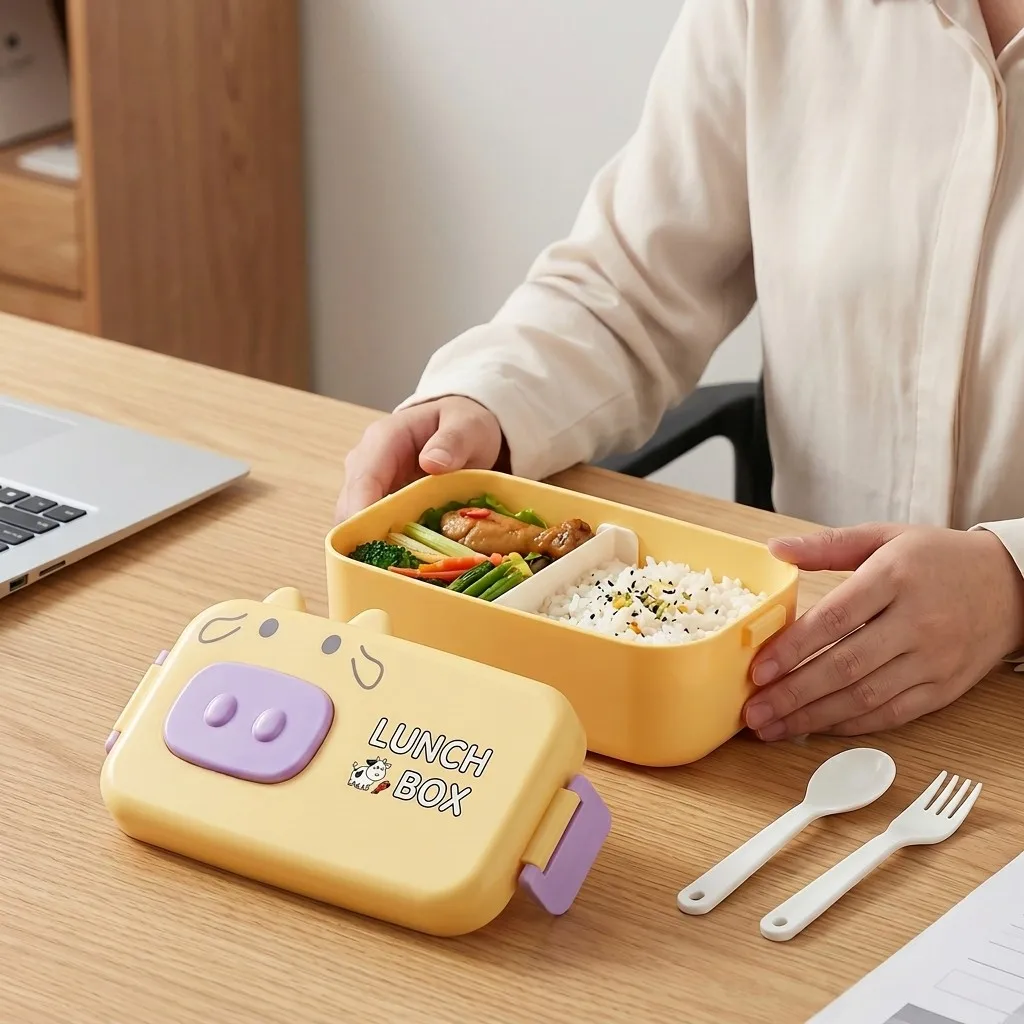 Animal Bento Box Plastic Lunch - Meal Prep Or Prep Meal review and price