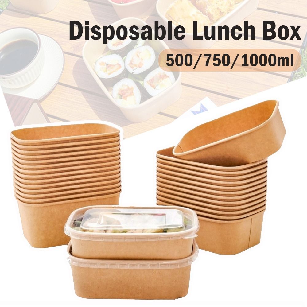 10PCS/Set Square Disposable Lu - Meal Prep Bowl review and price