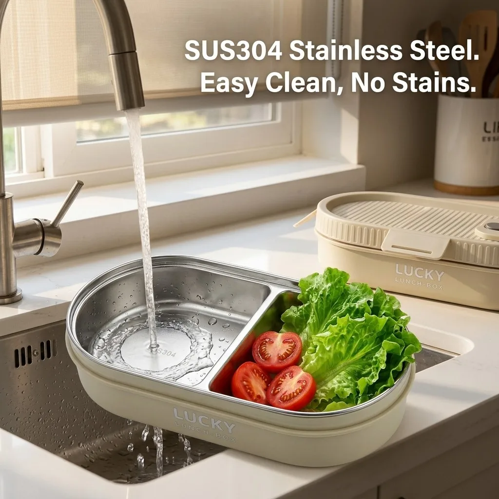 304 Stainless Steel Bento Box  - Meal Prep Or Prep Meal review and price